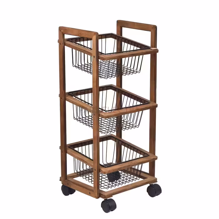 استند سیب زمینی و پیاز سه طبقه مربع (BRO4002)