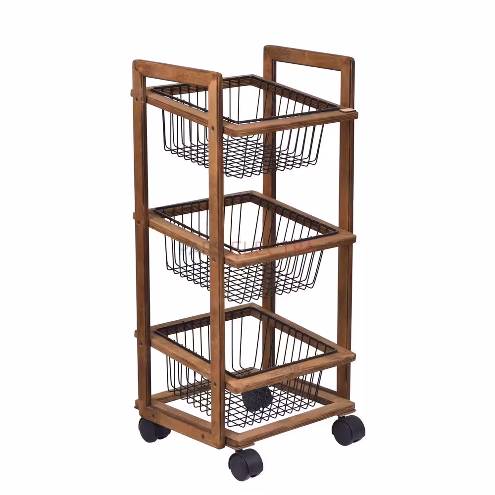 استند سیب زمینی و پیاز سه طبقه مربع (BRO4002)