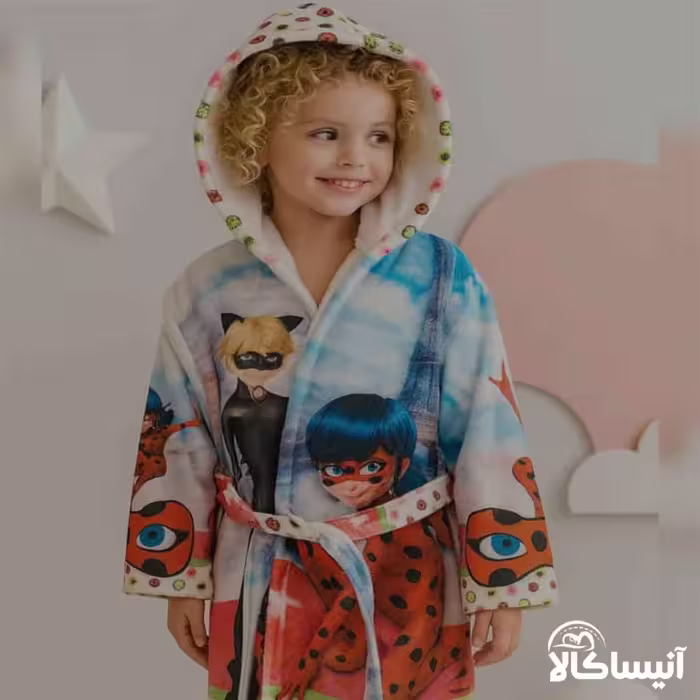 حوله پالتویی کودک برق لامع مدل جونیور