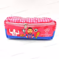 جامدادی 3 زیپ فوتبالی طرح لیونل مسی