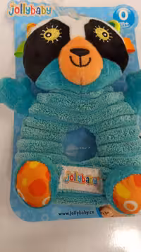 جغجغه و دندانگیر جولی بیبی پولیشی ضد حساسیت و قابل شستشو  jolly baby