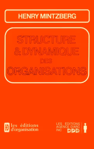 خرید و دانلود نسخه کامل کتاب Structure et dynamique des organisations