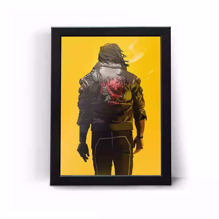 تابلو قاب سایبرپانک Cyberpunk 2077
