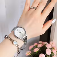 ست نقره ای ساعت 