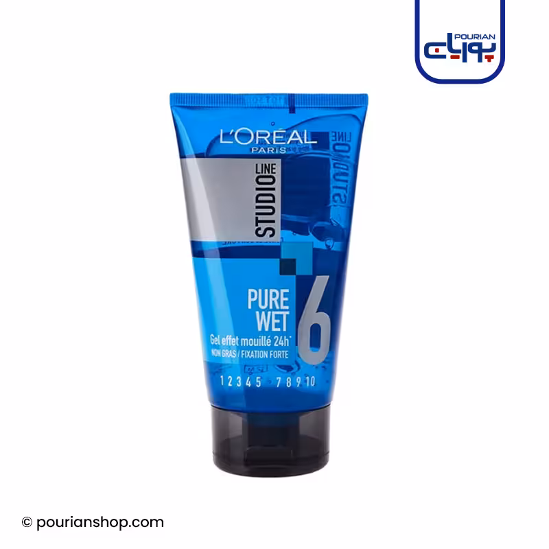 ژل مو استودیو لاین Pure Wet 6 لورال