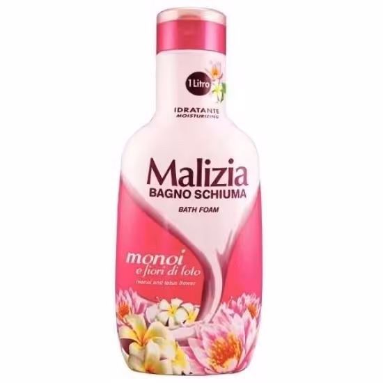 شامپو بدن مالزیا MALIZIA حاوی عصاره گل مونویی و لوتوس حجم 1000 میل