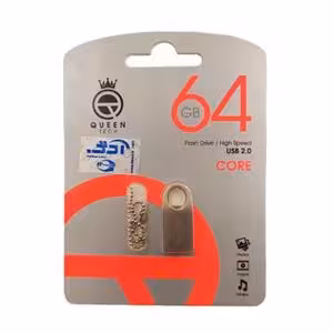 فلش مموری QUEEN TECH مدل CORE ظرفیت 64 گیگابایت