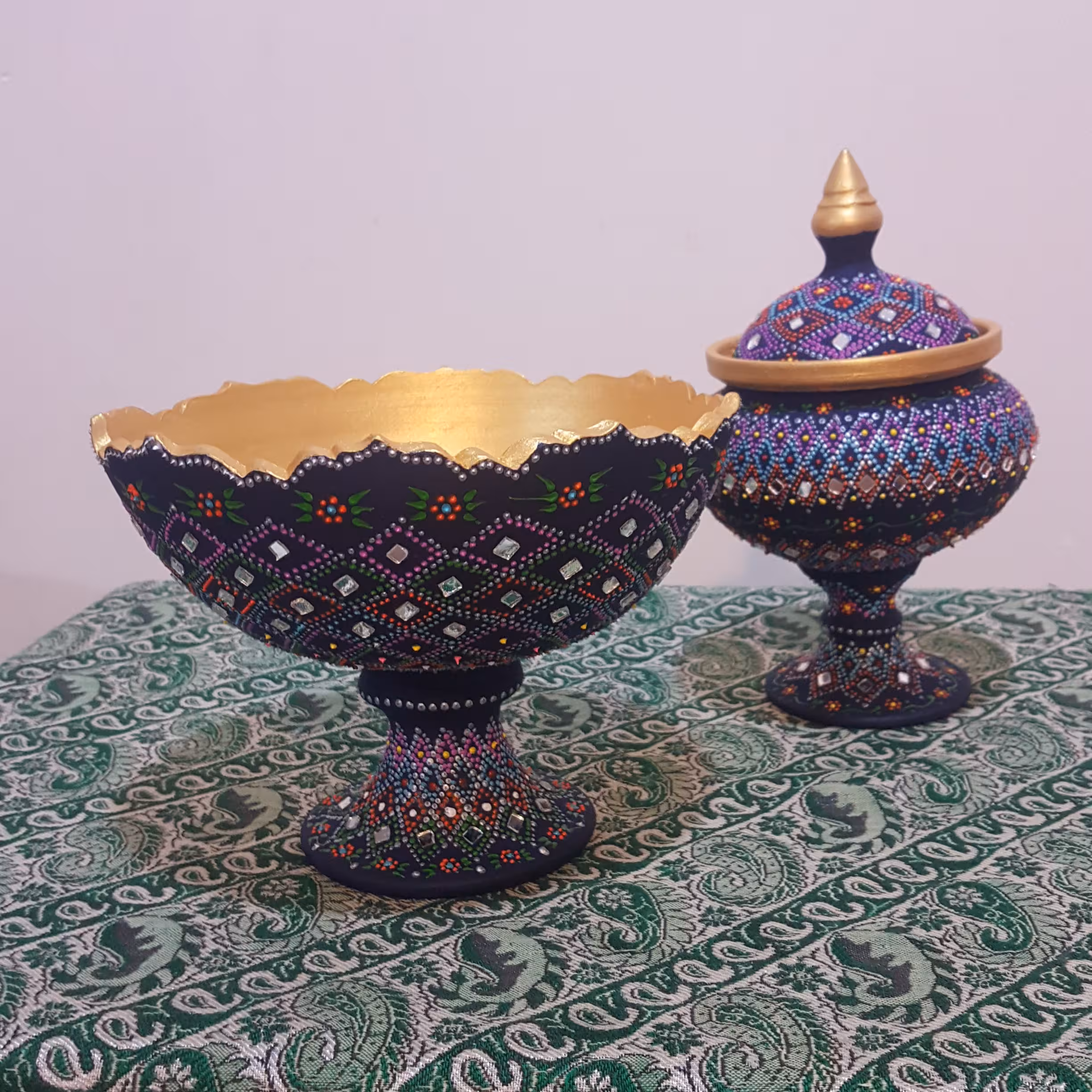 ست شکلاتخوری و آجیل خوری  (پس کرایه)