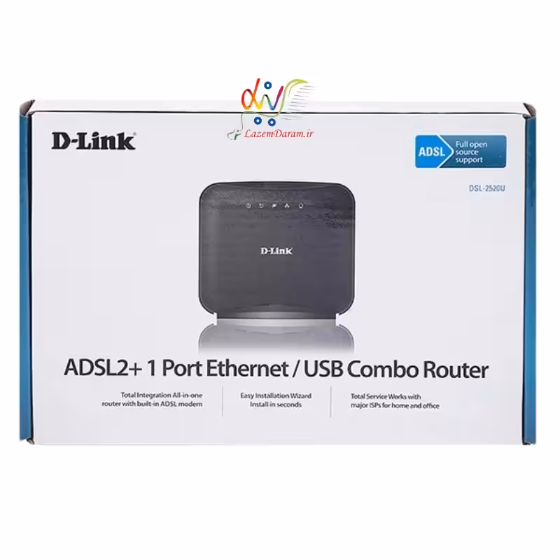 مودم دی لینک ADSL2 1Port Ethernet/USB Combo Router-Z1-2520U