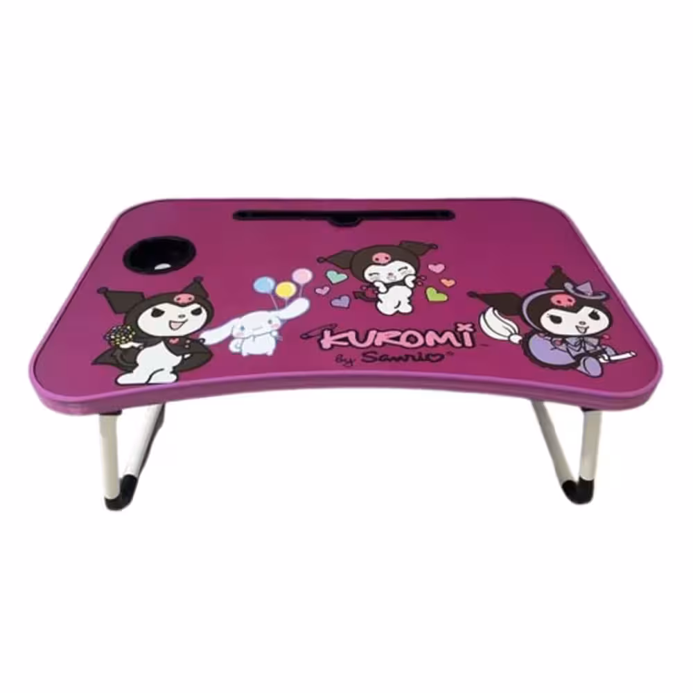 میز تحریر تاشو زمینی فانتزی جدید طرح کرومی 2 ارغوانی