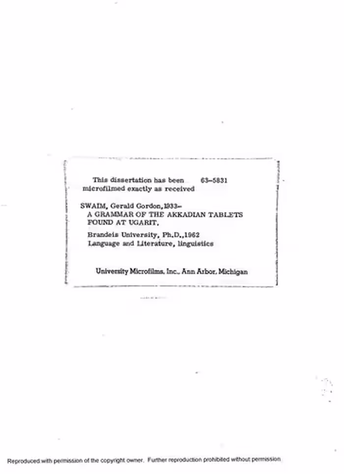خرید و دانلود نسخه کامل کتاب A Grammar of the Akkadian Tablets Found at Uragit ( PhD diss. )