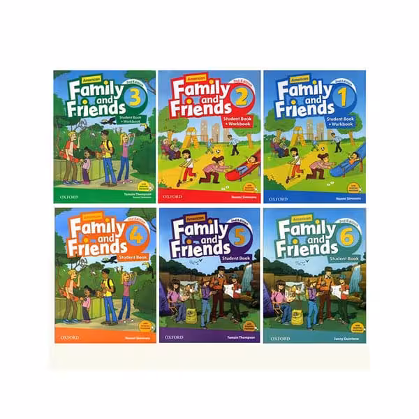 مجموعه کتاب های American Family and  Friends Second Edition (1 تا 6)