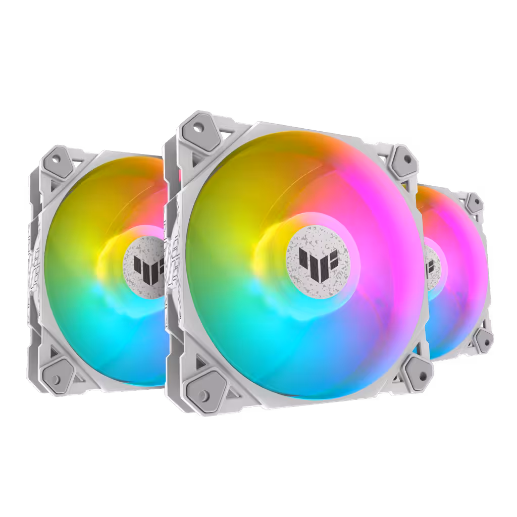 فن کیس ایسوس TUF Gaming TF120 ARGB White بسته 3 عددی