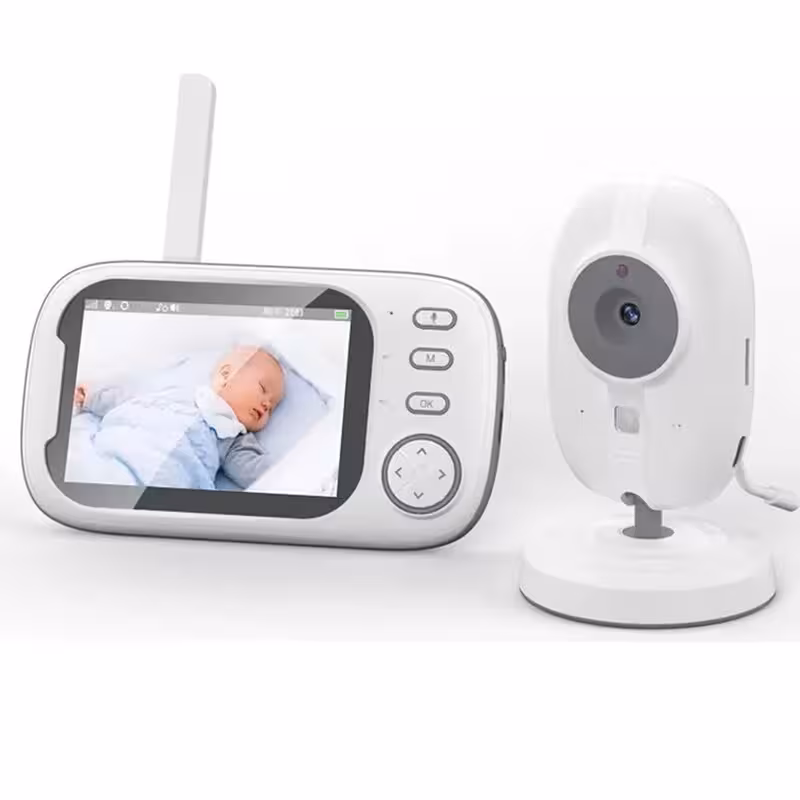 دوربین مانیتور کودک صوتی دو طرفه HD با باتری 1500mAh