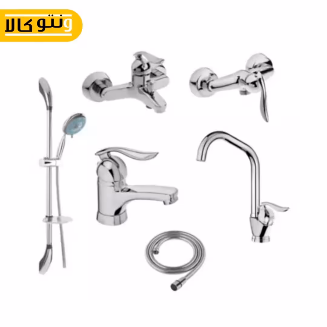 ست شیرالات کروم مدل آنتیک و ست شیرآلات برنجی 