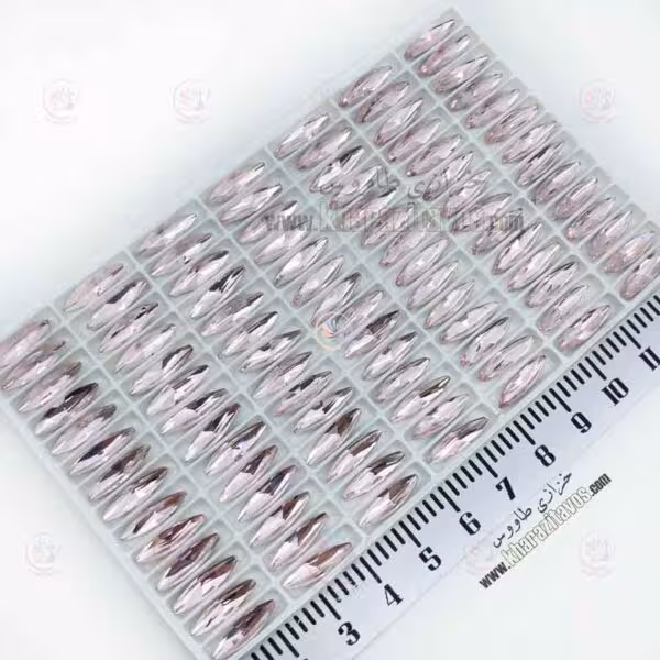 سنگ نیزه ای 4 در 15 ( صورتی ) ورق 98 عددی