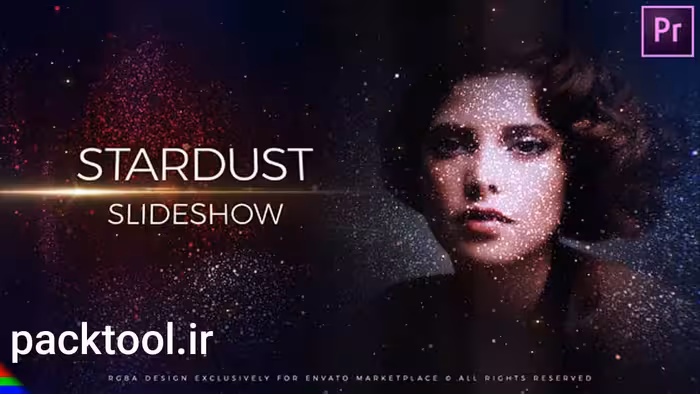 دانلود پروژه آماده پریمیر پرو اسلایدشو ستارگان Slideshow Star Dust - پک تول
