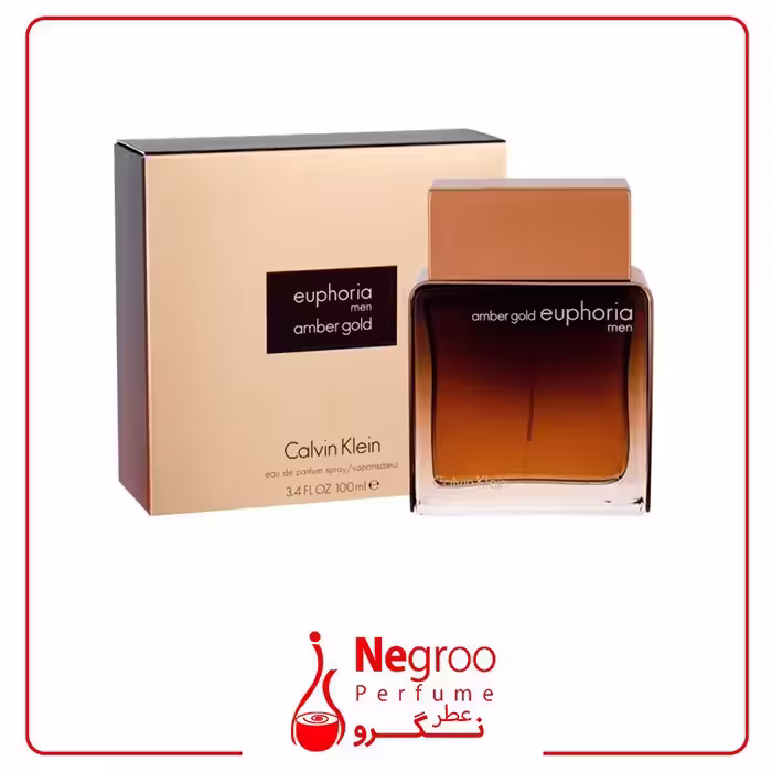 عطر ادکلن سی کی ایفوریا امبر گلد مردانه 100 میل
