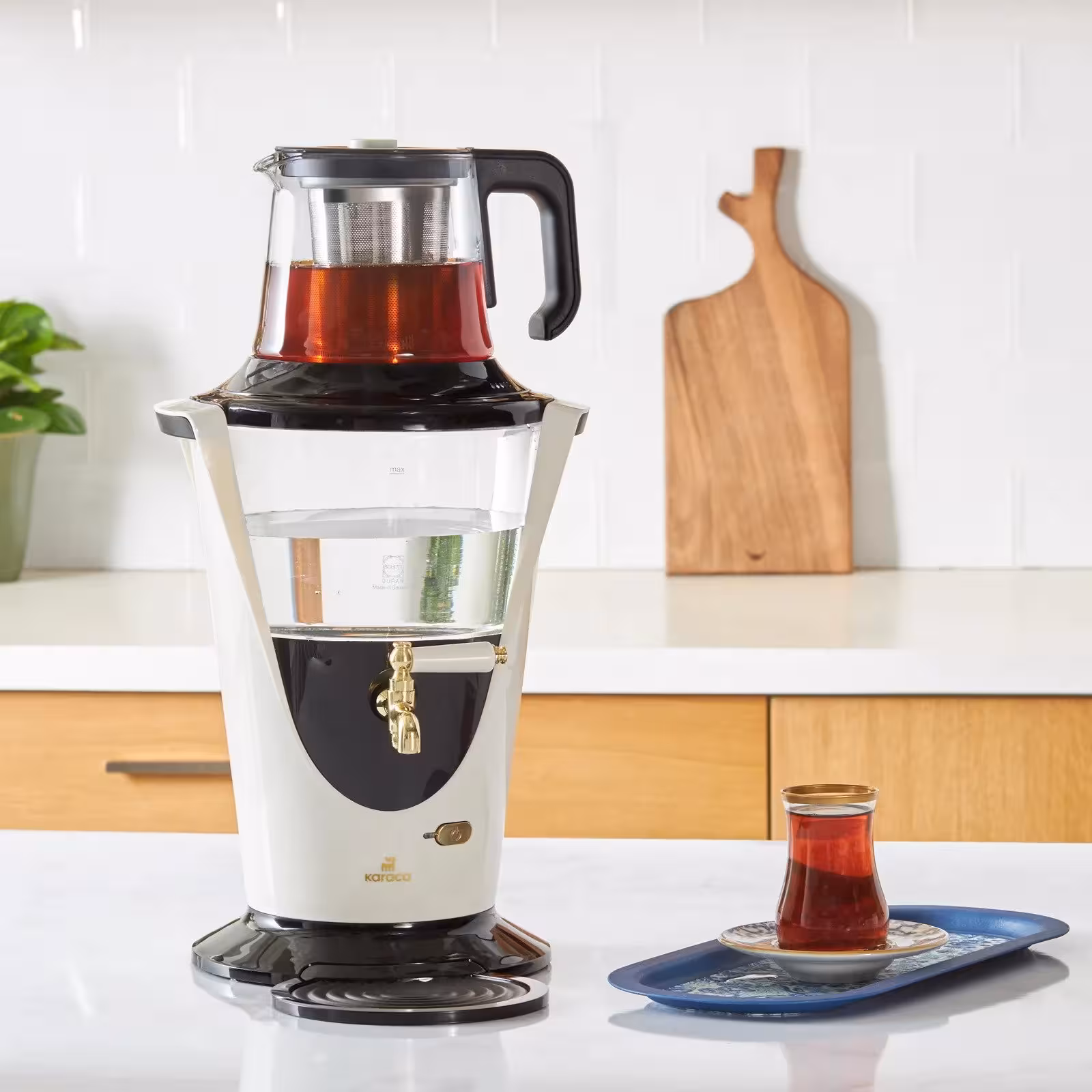 سماور برقی اتوماتیک کاراجا مدل Retro