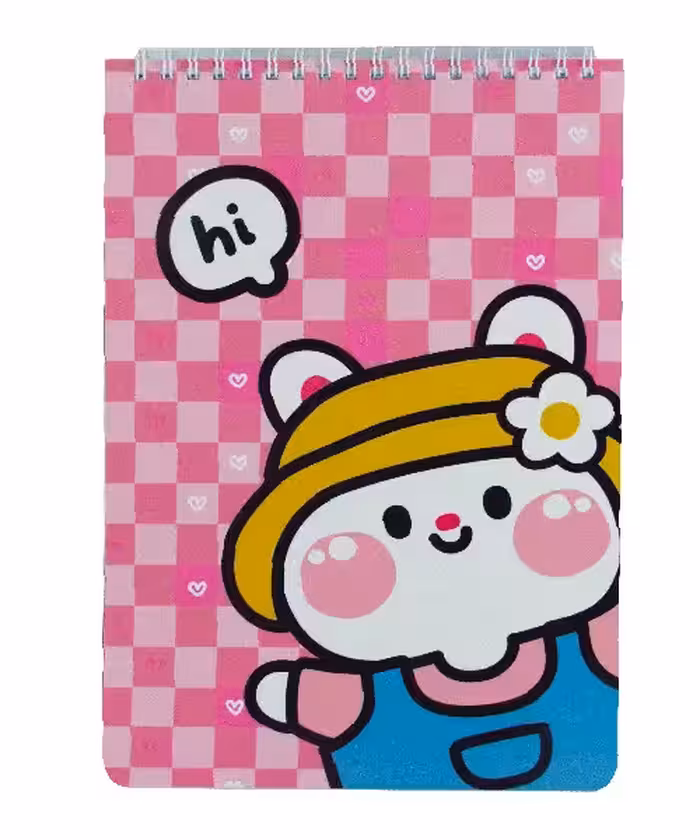 دفتر نقاشی پانداک سایز B5 فنربالا جلد گلاسه