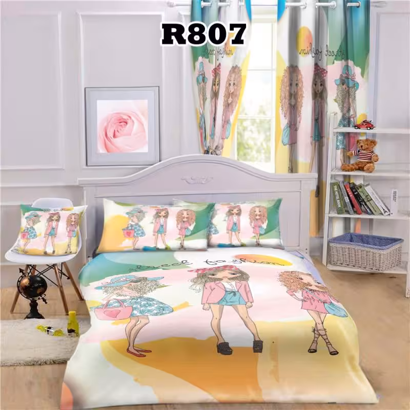 روتختی سه بعدی طرح دخترانه