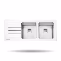 سینک ظرفشویی شیشه ای پرنیان استیل مدل PS 4103W