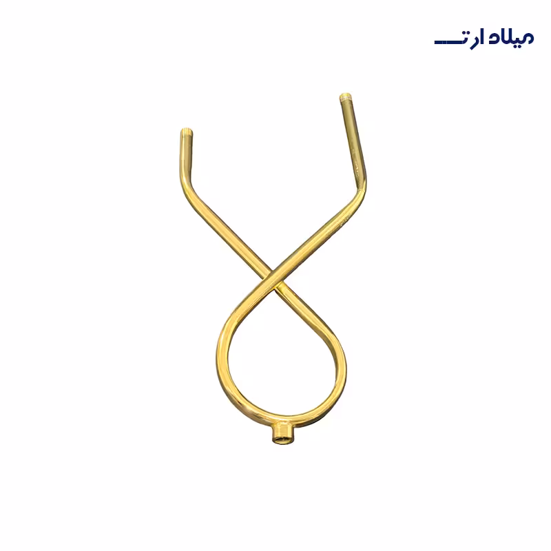 جا شمعی مدل لا  طلایی ارتفاع 27سانت