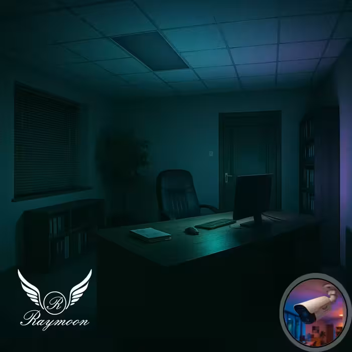 دوربین مداربسته تحت شبکه رایمون مدل پنج مگاپیکسل کد 8235-POE بسته چهار عددی