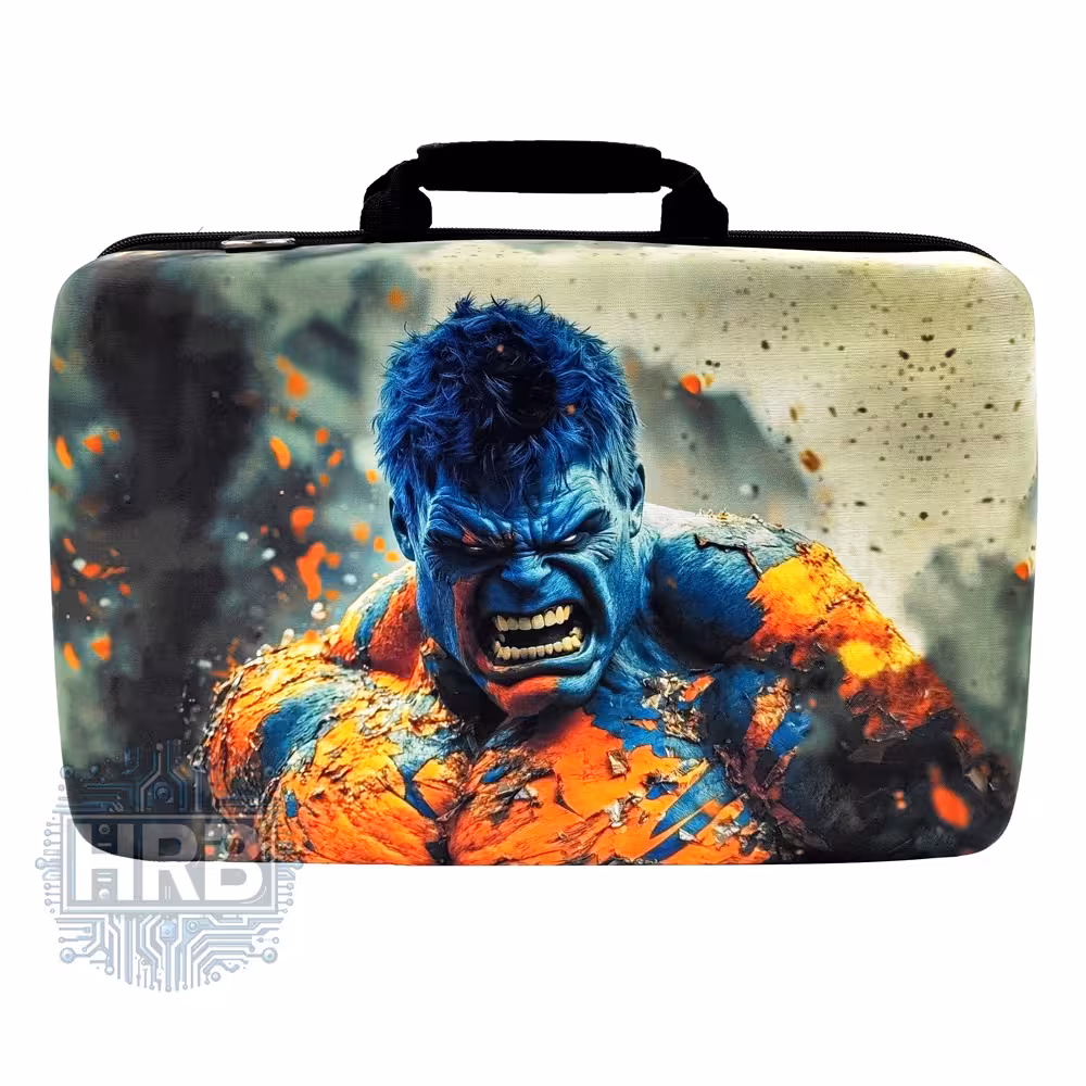 کیف کنسول PS5 Slim طرح Hulk هالک - سه کاره