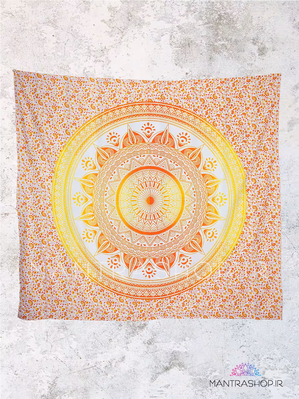 بکدراپ تپستری هندی طرح ماندالا درجه یک   روبالشتی