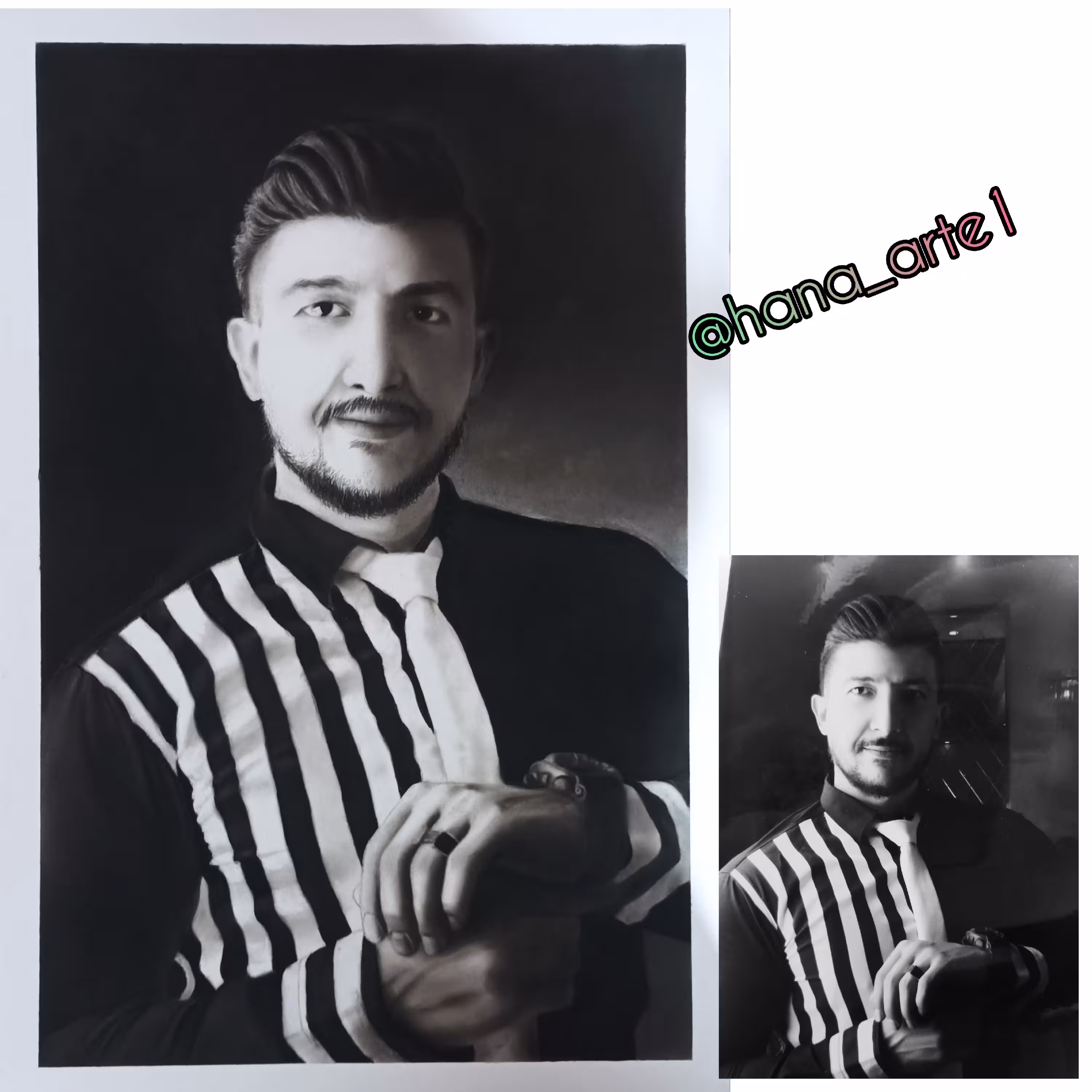 نقاشی چهره به سبک هایپررئال هدیه ای جذاب