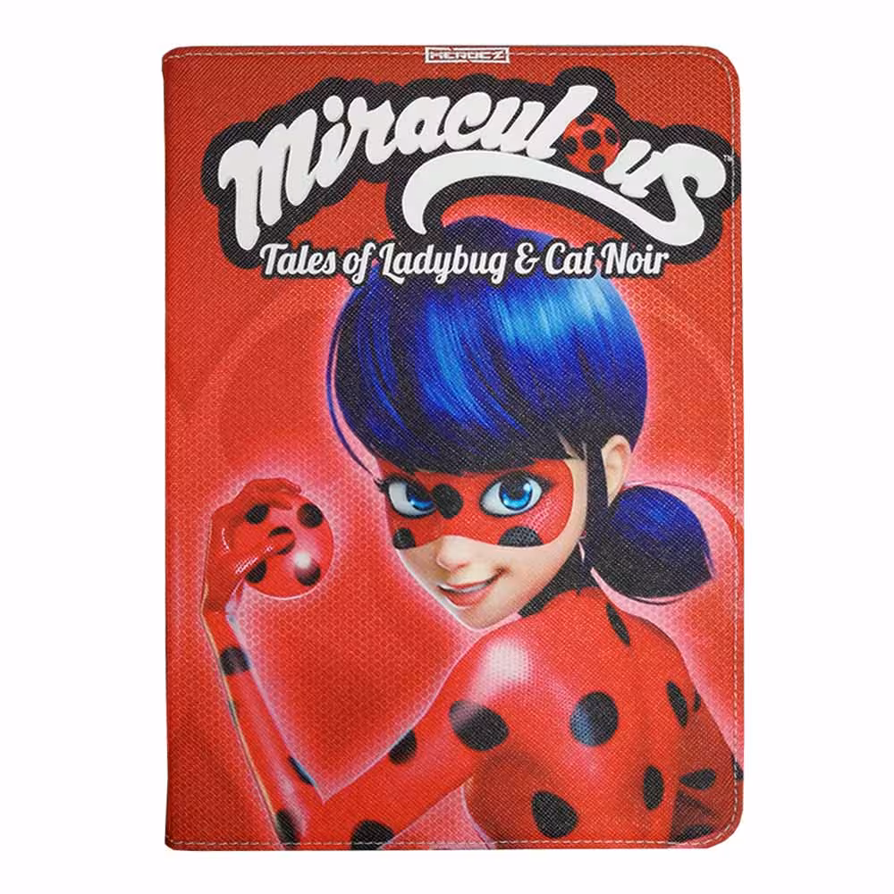 کیف کلاسوری طرح دختر کفشدوزکی 1 | تبلت اپل iPad 9.7 (Air 1-Air 2-New-Pro 2)