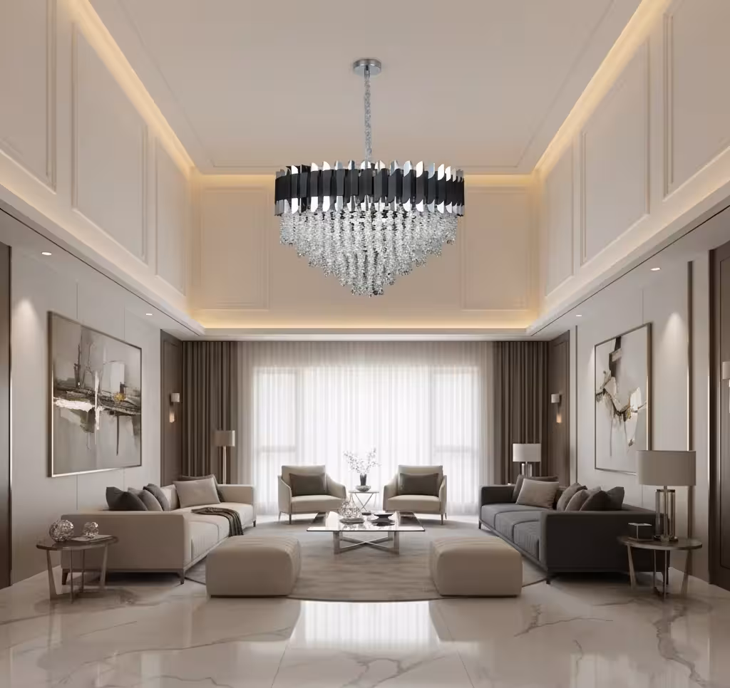 لوستر فلزی قطر 65 کوثر کد 7233265