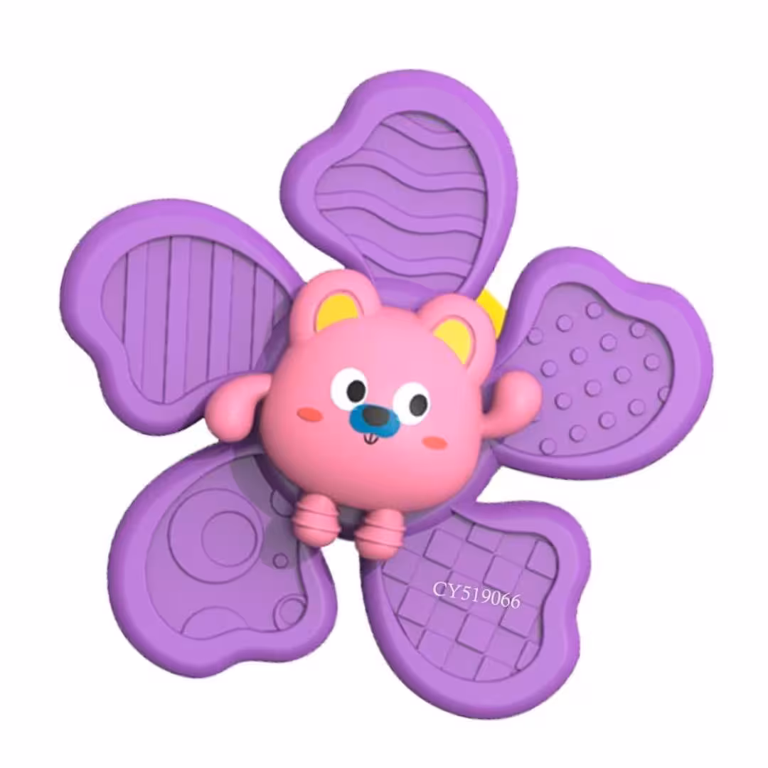 اسپینر تک جغجغه ای کودک طرح خرگوش