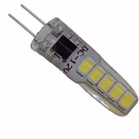 لامپ سوزنی 12 ولت ژله ای سفید G4