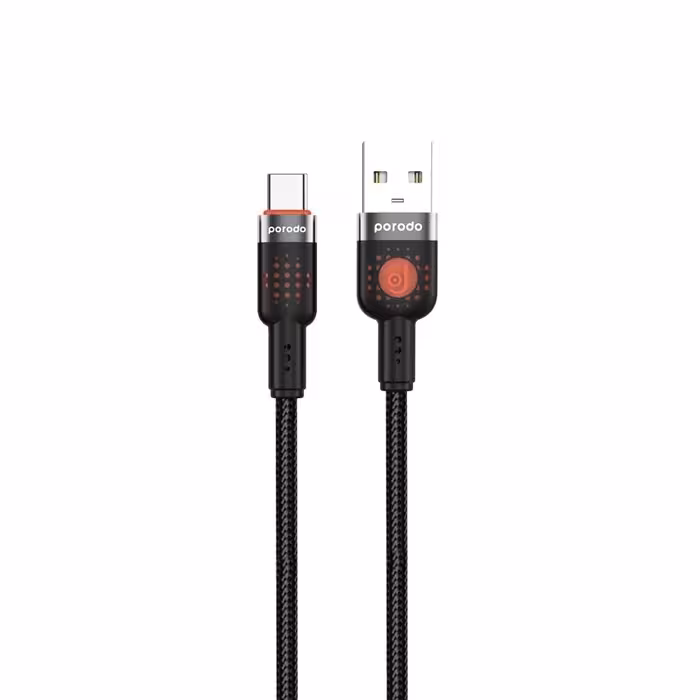 کابل شارژ پرودو USB-A to type-c مدل PD-CBL0012-BK