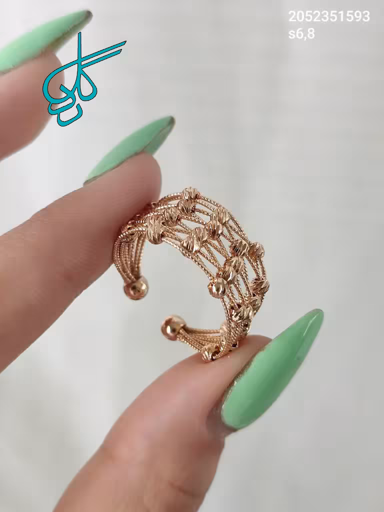 خرید انگشتر البرنادو مارک ژوپینگ کیفیت عالی رنگ ثابت کد 2016525 - ردگل