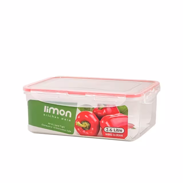 ظرف فریزری مستطیل 2/6 لیتر کد 820