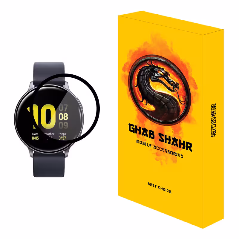 محافظ صفحه نمایش قاب شهر  مدل PMMA مناسب برای ساعت هوشمند سامسونگ Galaxy Watch Active 44 MM