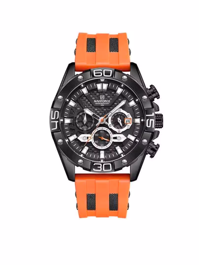 ساعت مچی عقربه ای مردانه نیوی فورس NAVIFORCE NF 8019 B/B/O
