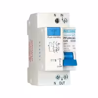 فیوز محافظ جان پارس فانال مدل PFL6-RCBO-C25