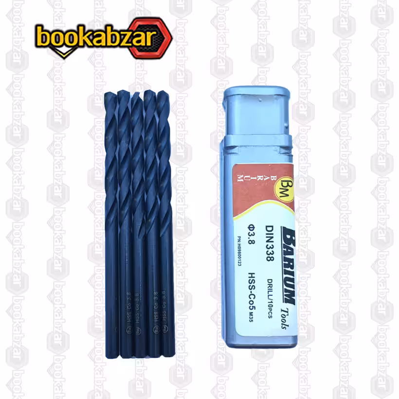 مته کبالت 5 درصد باریوم سایز 3.8 میلی متر