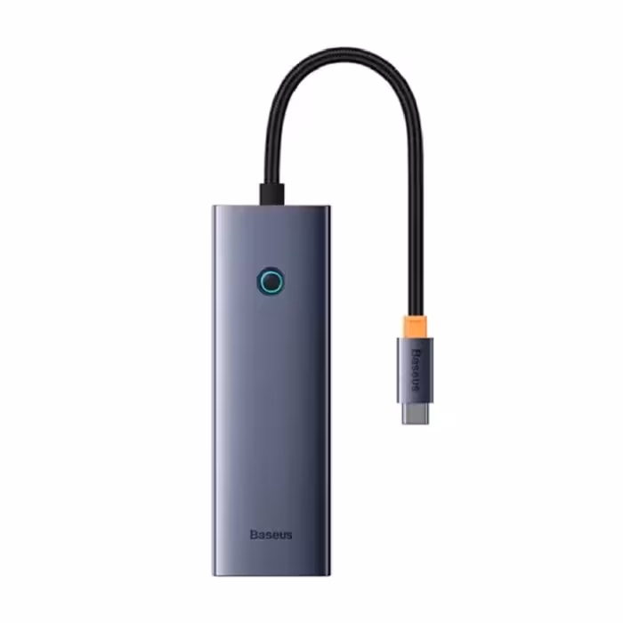 خرید هاب 6 پورت usb-c باسئوس مدل AIR UltraJoySeries B00052802811-02