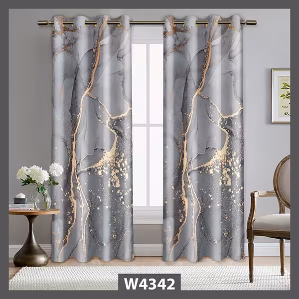 پرده پانچی طرح سنگ کد W4342