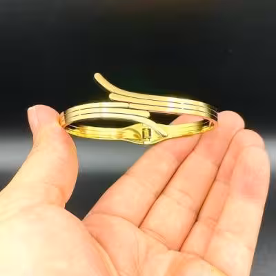 دستبند النگویی استیل 017