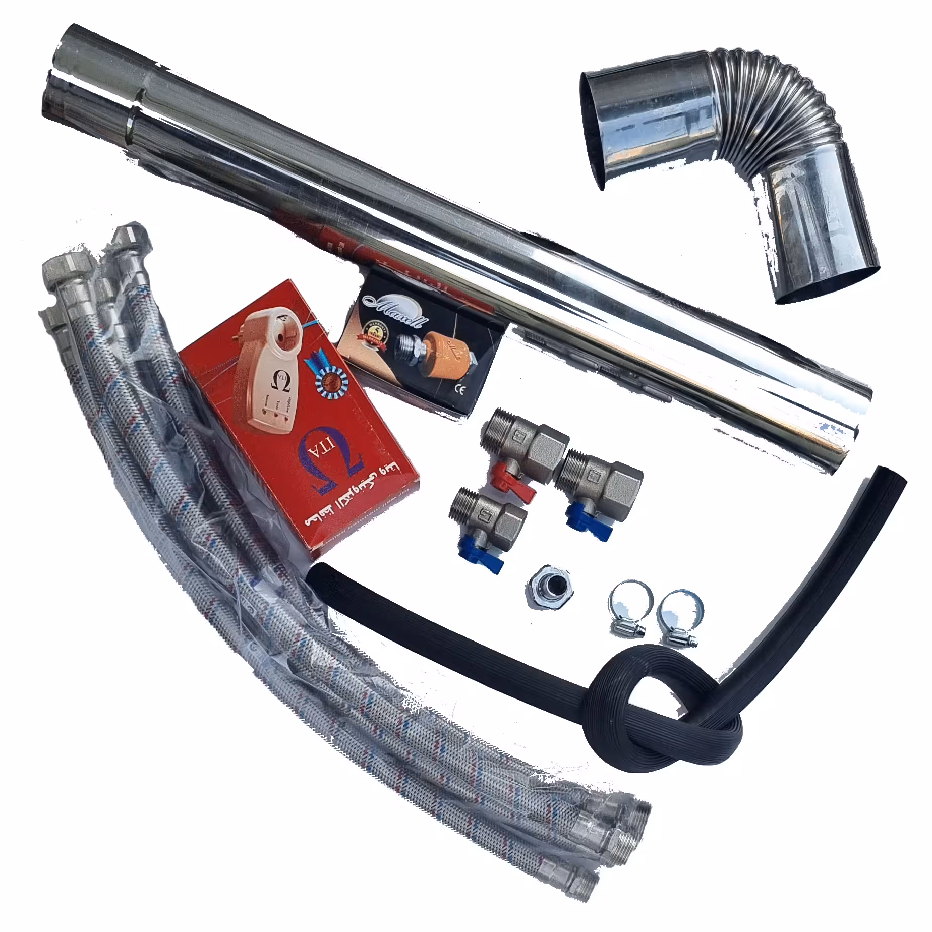 لوازم نصب پکیج شوفاژ دیواری (کامل)