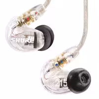 هدفون SHURE شور مدل SE215 شفاف شیشه ای - Hiappleir