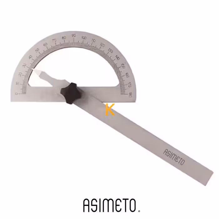 زاویه سنج فلزی 0° – 180° سری 490 آسیمتو