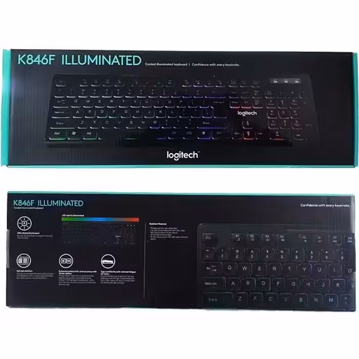 کیبورد گیمینگ لاجیتک مدل K846F با سیم