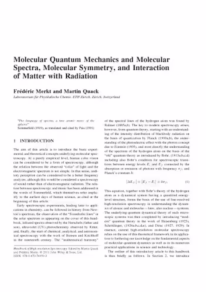 خرید و دانلود نسخه کامل کتاب Handbook of high-resolution spectroscopy